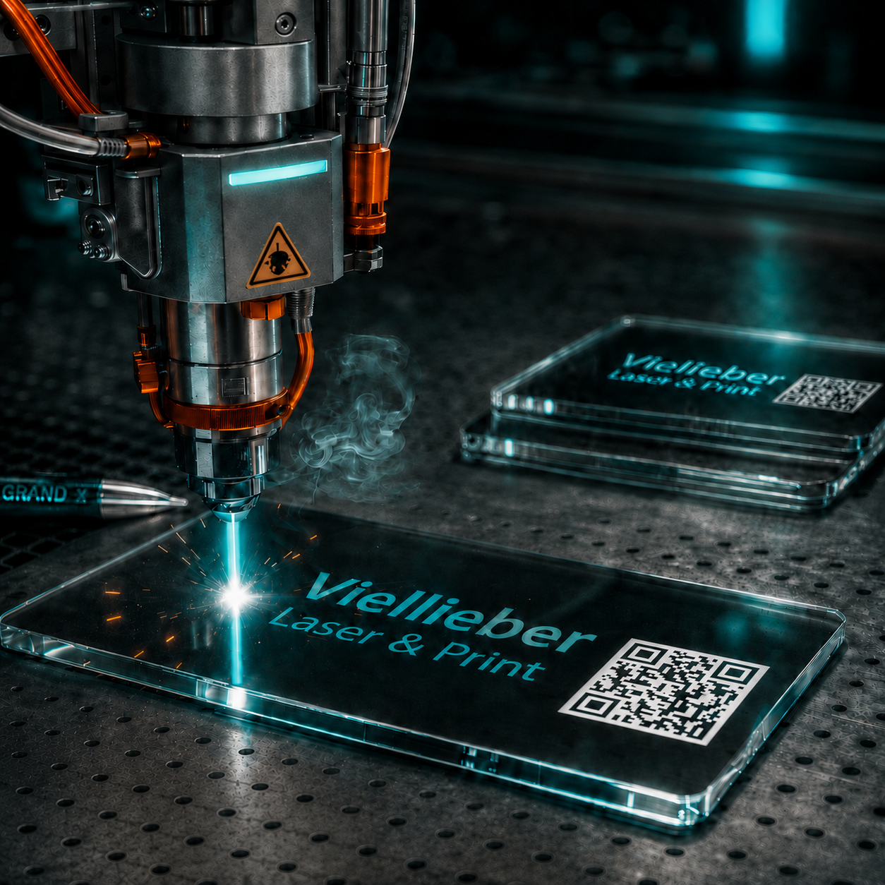 Visualisierung von Lasergravur und Laserbearbeitung in der industriellen Fertigung