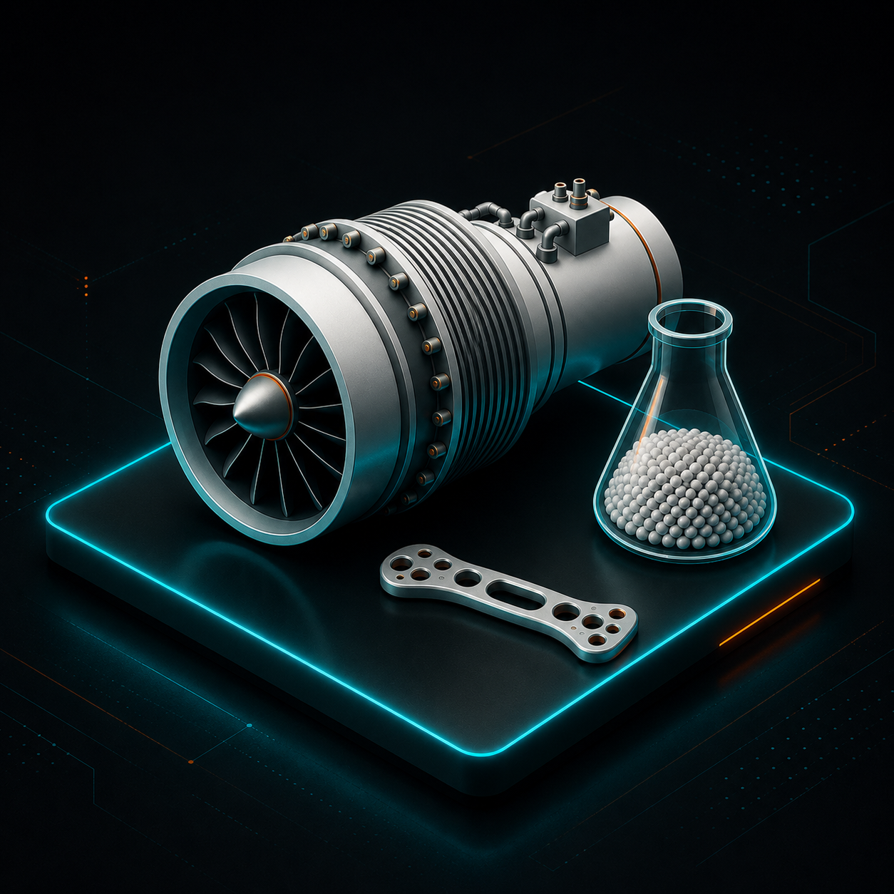 Visualisierung von Hochleistungsbaustoffen aus dem 3D-Druck ab Stückzahl 1