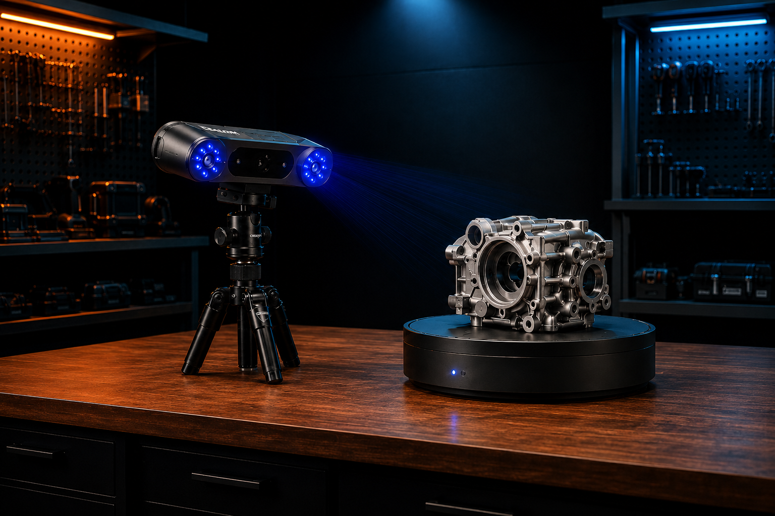 Werkstatt- & Geräte-Visualisierung 3D-Scanner bei Viellieber Laser & Print
